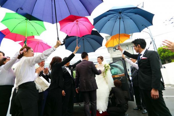 雨の日の結婚式｜札幌の結婚式場｜ピエトラセレーナ