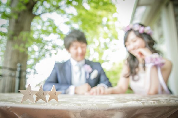 新郎新婦の二人